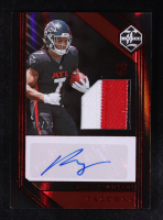Bijan Robinson 2023 Panini Limited Ruby Spotlight Rookie Patch Autographs #103 #12/49 RC at PristineAuction.com