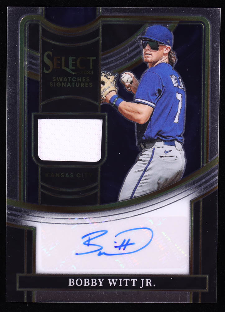Bobby Witt Jr. 2023 Select Select Swatches Signatures #17 at PristineAuction.com Bobby Witt Jr. 2023 Select Select Swatches Signatures #17 at PristineAuction.com