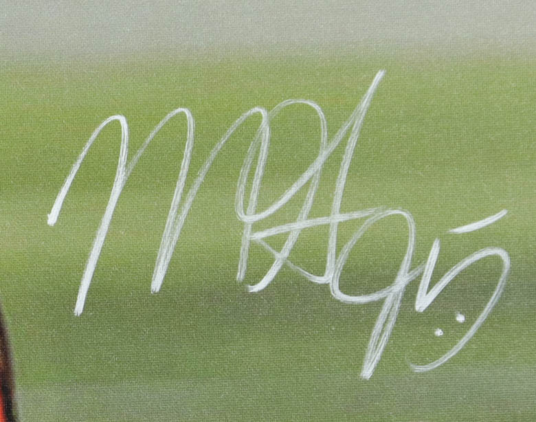 Myles Garrett Signed Browns Canvas Print (Beckett) at PristineAuction.com Myles Garrett Signed Browns Canvas Print (Beckett) at PristineAuction.com