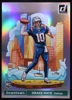 Drake Maye 2024 Donruss Downtown! Oversize #13 RC at PristineAuction.com