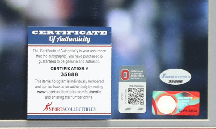 Archie Griffin Signed Ohio State Buckeyes Custom Framed Photo Display Inscribed "HT 1974 / 75" (Sports Collectibles) at PristineAuction.com Archie Griffin Signed Ohio State Buckeyes Custom Framed Photo Display Inscribed "HT 1974 / 75" (Sports Collectibles) at PristineAuction.com