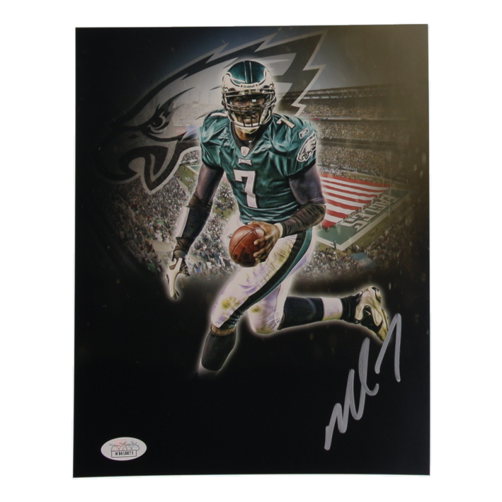 Michael Vick Signed Eagles 8x10 Photo (JSA) at PristineAuction.com