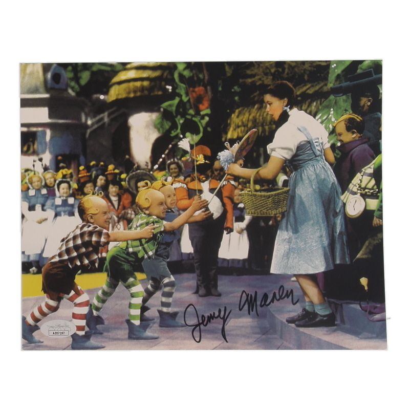 Jerry Maren Signed "The Wizard of Oz" 8x10 Photo (JSA) at PristineAuction.com Jerry Maren Signed "The Wizard of Oz" 8x10 Photo (JSA) at PristineAuction.com