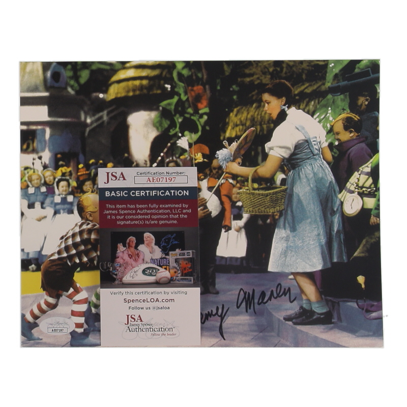 Jerry Maren Signed "The Wizard of Oz" 8x10 Photo (JSA) at PristineAuction.com Jerry Maren Signed "The Wizard of Oz" 8x10 Photo (JSA) at PristineAuction.com