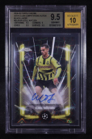 Kjell Watjen 2024-25 Topps Chrome UEFA Club Competitions Black Lazer Autographs #BLAKW RC (BGS 9.5 | Autograph Graded 10) at PristineAuction.com