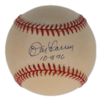 Don Larsen Signed OAL Baseball Inscribed "10-8-56" (JSA) at PristineAuction.com