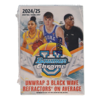 2024/25 Bowman University Chrome Basketball (7) Pack Blaster Box at PristineAuction.com