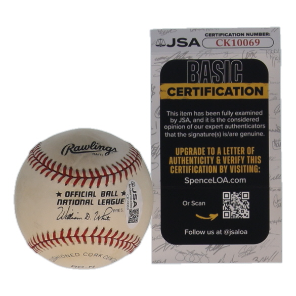 Robin Roberts Signed ONL Baseball (JSA) at PristineAuction.com Robin Roberts Signed ONL Baseball (JSA) at PristineAuction.com