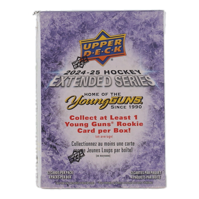 2024-25 Upper Deck Hockey Extended Series (4) Pack Blaster Box at PristineAuction.com 2024-25 Upper Deck Hockey Extended Series (4) Pack Blaster Box at PristineAuction.com