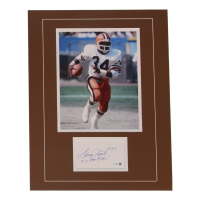Greg Pruitt Signed 14x18 Custom Matted Cut Display with Photo Inscribed "5x Pro Bowl" (JSA) at PristineAuction.com