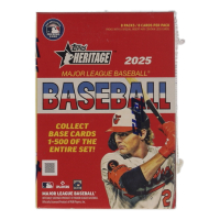 2025 Topps Heritage Baseball Blaster Box with (8) Packs at PristineAuction.com