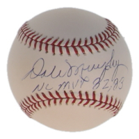 Dale Murphy Signed OML Baseball Inscribed "NL MVP 82, 83" (JSA) at PristineAuction.com