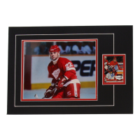 DIno Ciccarelli Signed 12x17 Custom Matted Sports Card Display with Photo (JSA) at PristineAuction.com