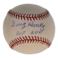 Doug Harvey Signed OML Baseball Inscribed "HOF 2010" (JSA) at PristineAuction.com