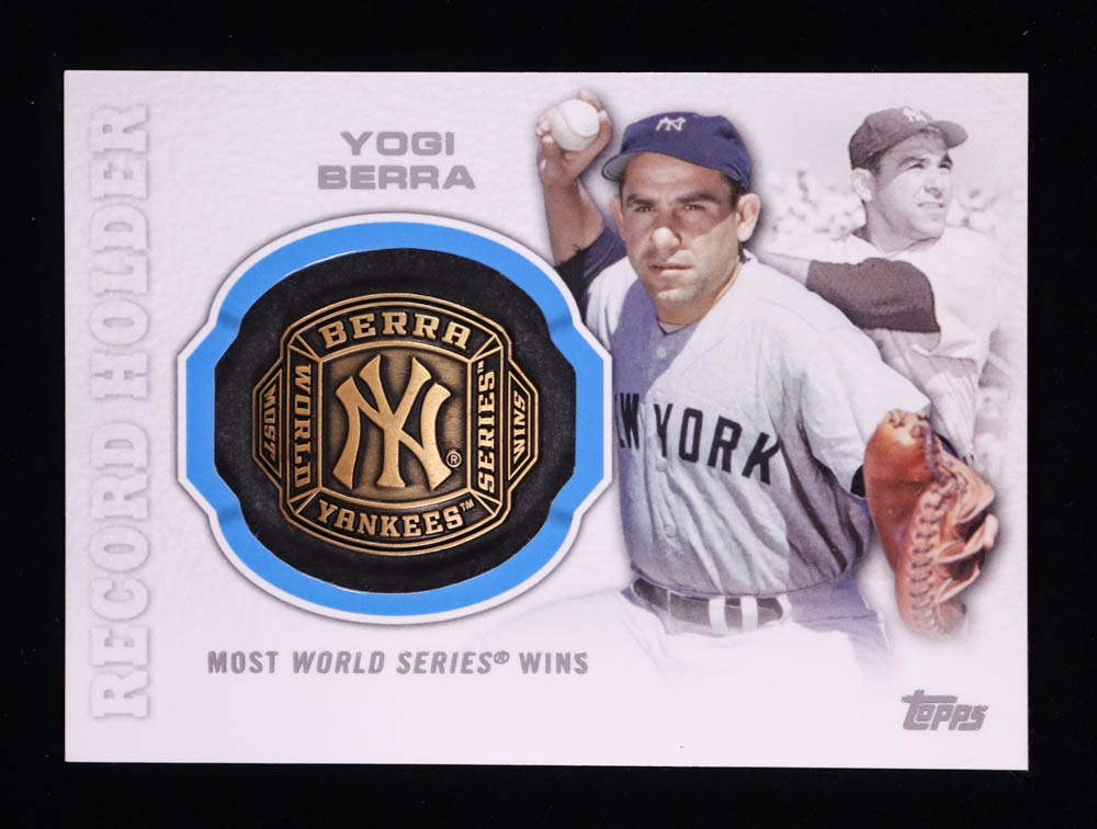 Yogi Berra 2013 Topps Record Holder Rings #RHRYB at PristineAuction.com Yogi Berra 2013 Topps Record Holder Rings #RHRYB at PristineAuction.com