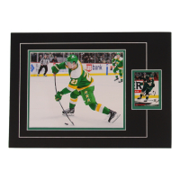 Marco Rossi Signed 12x17 Custom Matted Sports Card Display with Photo (JSA) at PristineAuction.com