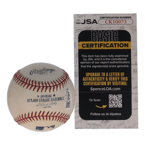 Bill Mazeroski Signed OML Baseball Inscribed "HOF 01" (JSA) at PristineAuction.com Bill Mazeroski Signed OML Baseball Inscribed "HOF 01" (JSA) at PristineAuction.com