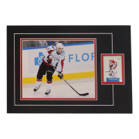 Brooks Laich Signed 12x17 Custom Matted Sports Card Display with Photo (JSA) at PristineAuction.com
