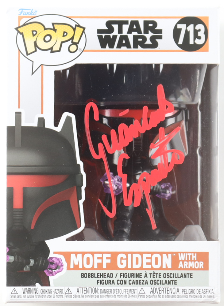Giancarlo Esposito Signed "Star Wars" #713 Moff Gideon with Armor Bobble-Head Funko Pop! Vinyl Figure (JSA) at PristineAuction.com Giancarlo Esposito Signed "Star Wars" #713 Moff Gideon with Armor Bobble-Head Funko Pop! Vinyl Figure (JSA) at PristineAuction.com