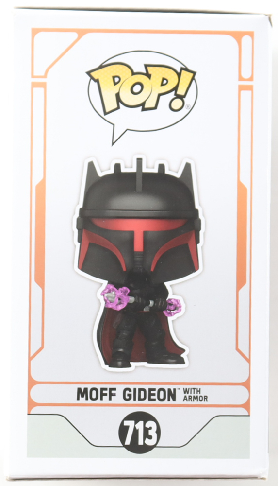 Giancarlo Esposito Signed "Star Wars" #713 Moff Gideon with Armor Bobble-Head Funko Pop! Vinyl Figure (JSA) at PristineAuction.com Giancarlo Esposito Signed "Star Wars" #713 Moff Gideon with Armor Bobble-Head Funko Pop! Vinyl Figure (JSA) at PristineAuction.com