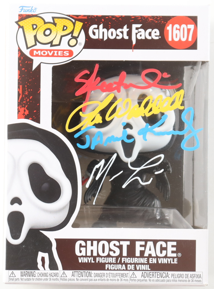 Scream | "Ghost Face" #1607 Ghost Face Funko Pop! Vinyl Figure Cast-Signed by (4) with Matthew Lillard, Skeet Ulrich (JSA) at PristineAuction.com Scream | "Ghost Face" #1607 Ghost Face Funko Pop! Vinyl Figure Cast-Signed by (4) with Matthew Lillard, Skeet Ulrich (JSA) at PristineAuction.com