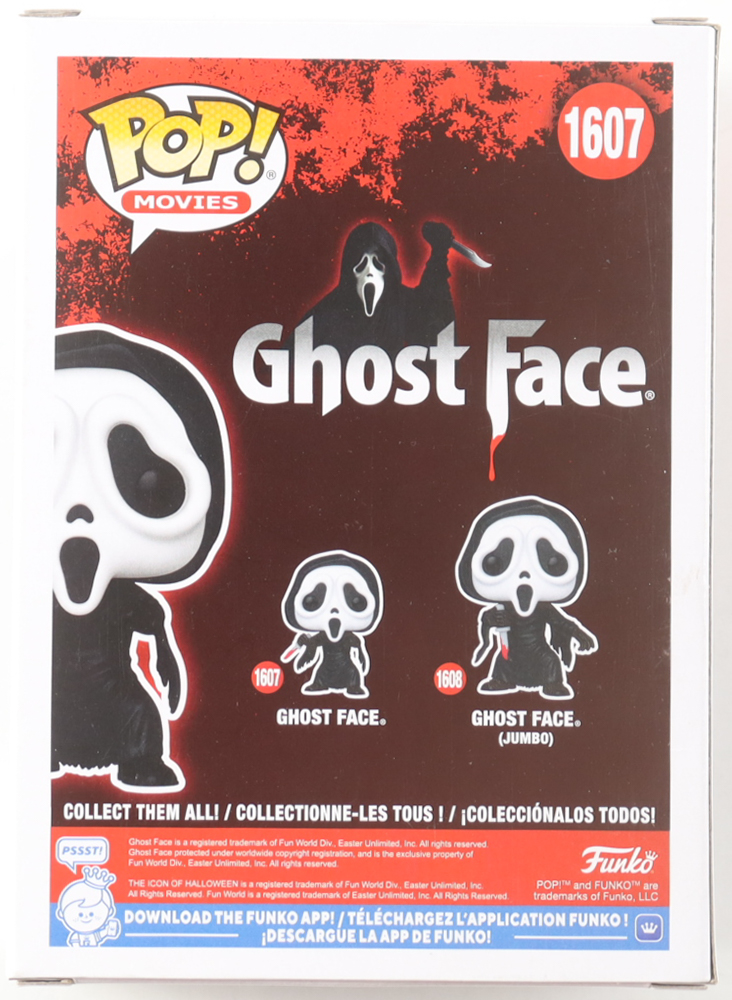 Scream | "Ghost Face" #1607 Ghost Face Funko Pop! Vinyl Figure Cast-Signed by (4) with Matthew Lillard, Skeet Ulrich (JSA) at PristineAuction.com Scream | "Ghost Face" #1607 Ghost Face Funko Pop! Vinyl Figure Cast-Signed by (4) with Matthew Lillard, Skeet Ulrich (JSA) at PristineAuction.com
