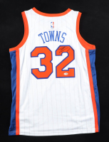 Karl-Anthony Towns Signed Knicks Nike Authentic Jersey (JSA) at PristineAuction.com