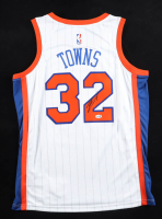 Karl-Anthony Towns Signed Knicks Nike Authentic Jersey (JSA) at PristineAuction.com