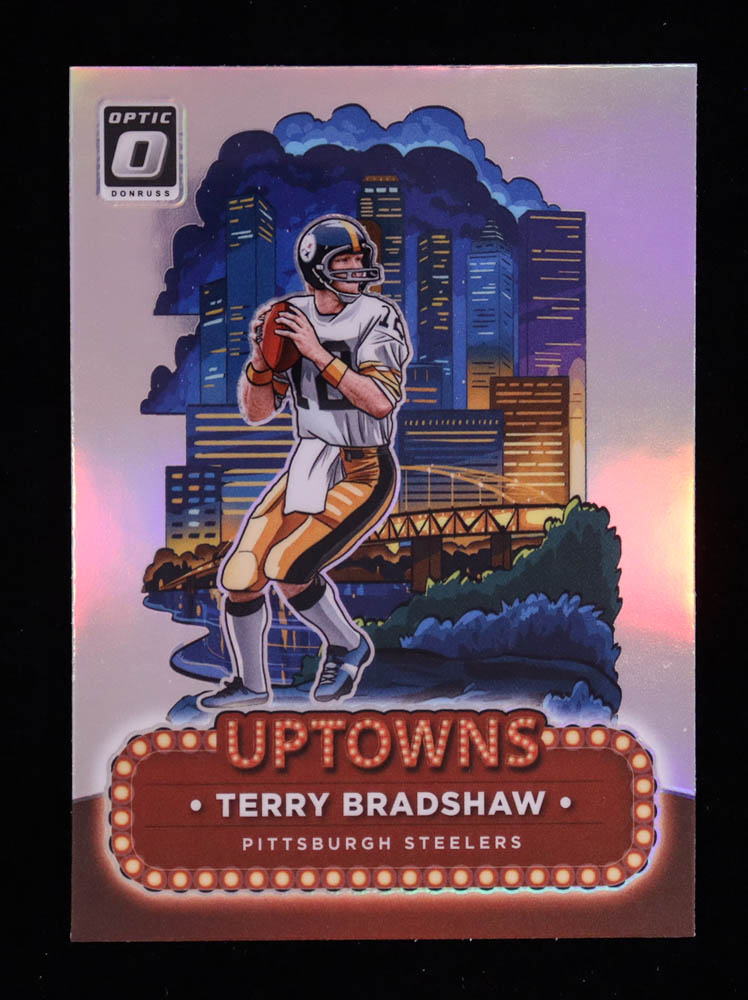 Terry Bradshaw 2024 Donruss Optic Uptowns #25 at PristineAuction.com Terry Bradshaw 2024 Donruss Optic Uptowns #25 at PristineAuction.com