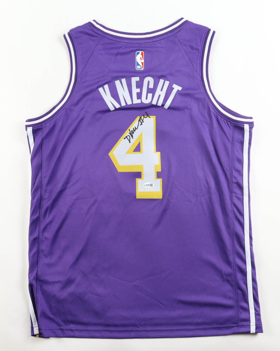 Dalton Knecht Signed Lakers Jordan Authentic Jersey (JSA) at PristineAuction.com Dalton Knecht Signed Lakers Jordan Authentic Jersey (JSA) at PristineAuction.com