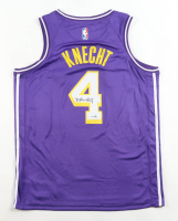 Dalton Knecht Signed Lakers Jordan Authentic Jersey (JSA) at PristineAuction.com