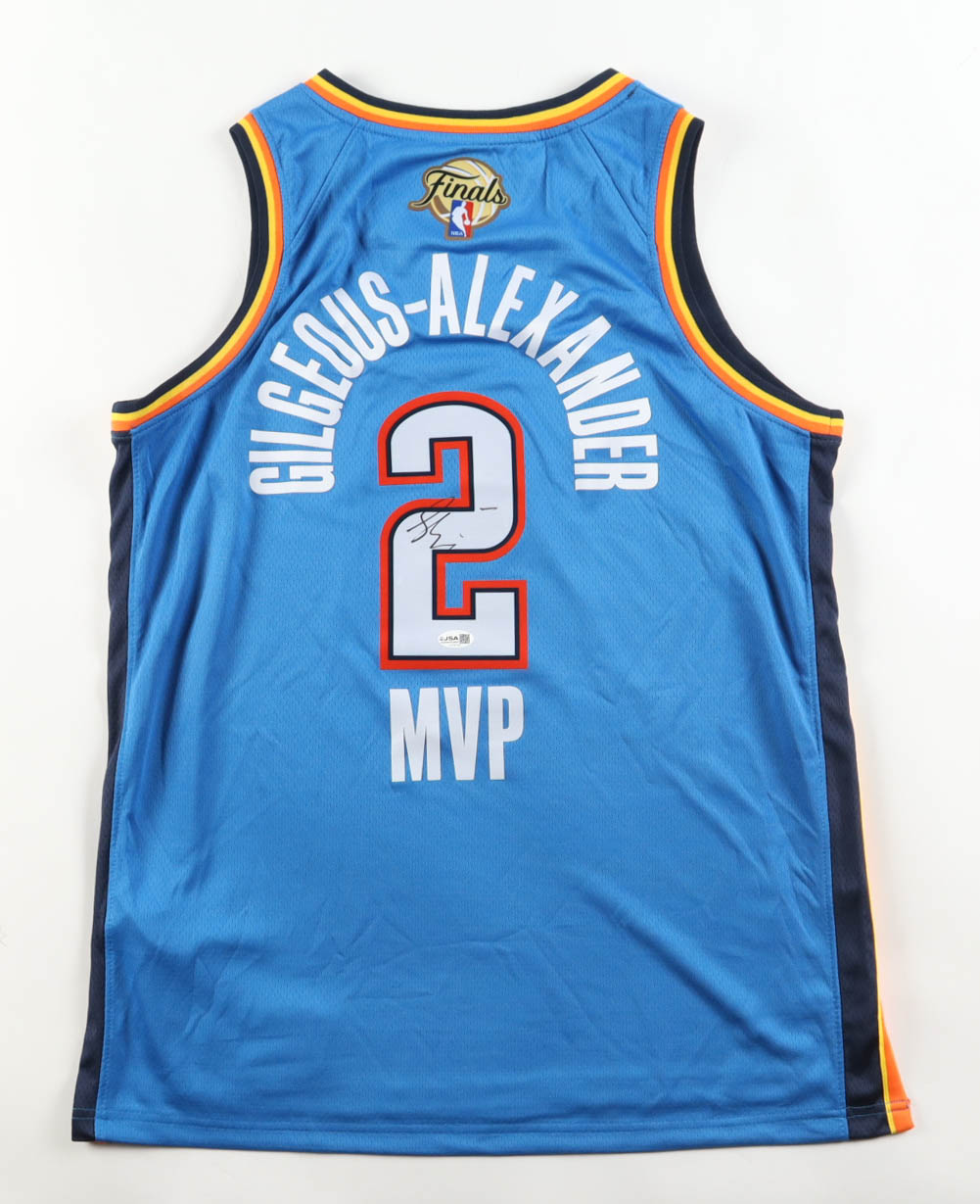 Shai Gilgeous-Alexander Signed Thunder Nike Authentic Jersey (JSA) at PristineAuction.com Shai Gilgeous-Alexander Signed Thunder Nike Authentic Jersey (JSA) at PristineAuction.com
