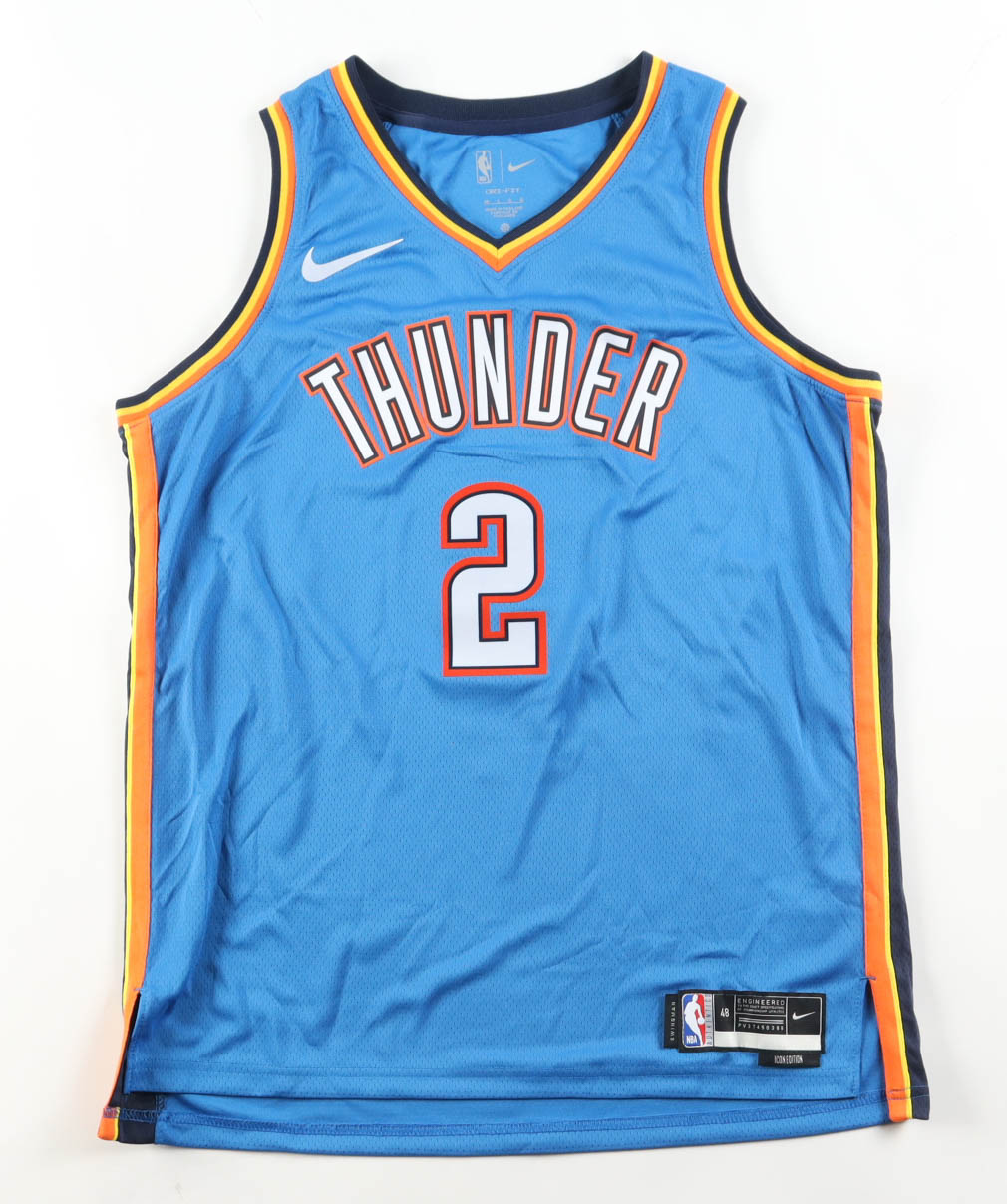 Shai Gilgeous-Alexander Signed Thunder Nike Authentic Jersey (JSA) at PristineAuction.com Shai Gilgeous-Alexander Signed Thunder Nike Authentic Jersey (JSA) at PristineAuction.com