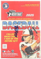 2025 Topps Heritage Baseball Blaster Box with (8) Packs at PristineAuction.com