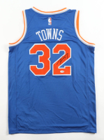 Karl-Anthony Towns Signed Knicks Nike Authentic Jersey (JSA) at PristineAuction.com