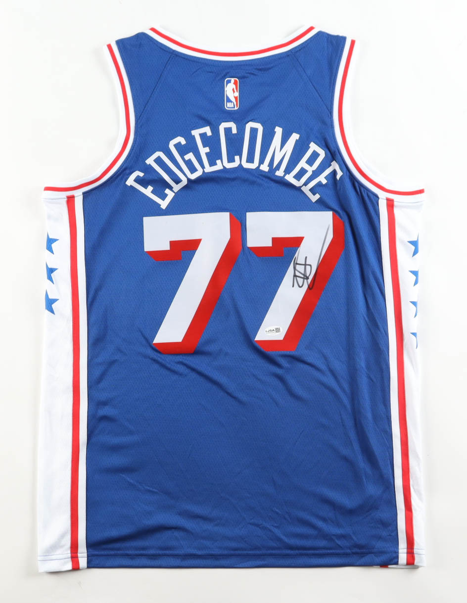V. J. Edgecombe Signed 76ers Nike Authentic Jersey (JSA) at PristineAuction.com V. J. Edgecombe Signed 76ers Nike Authentic Jersey (JSA) at PristineAuction.com