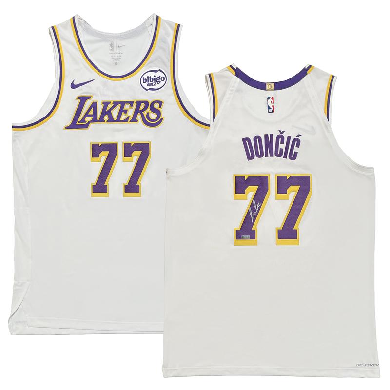 Luka Doncic Signed Lakers Nike Authentic Jersey (Panini) at PristineAuction.com Luka Doncic Signed Lakers Nike Authentic Jersey (Panini) at PristineAuction.com