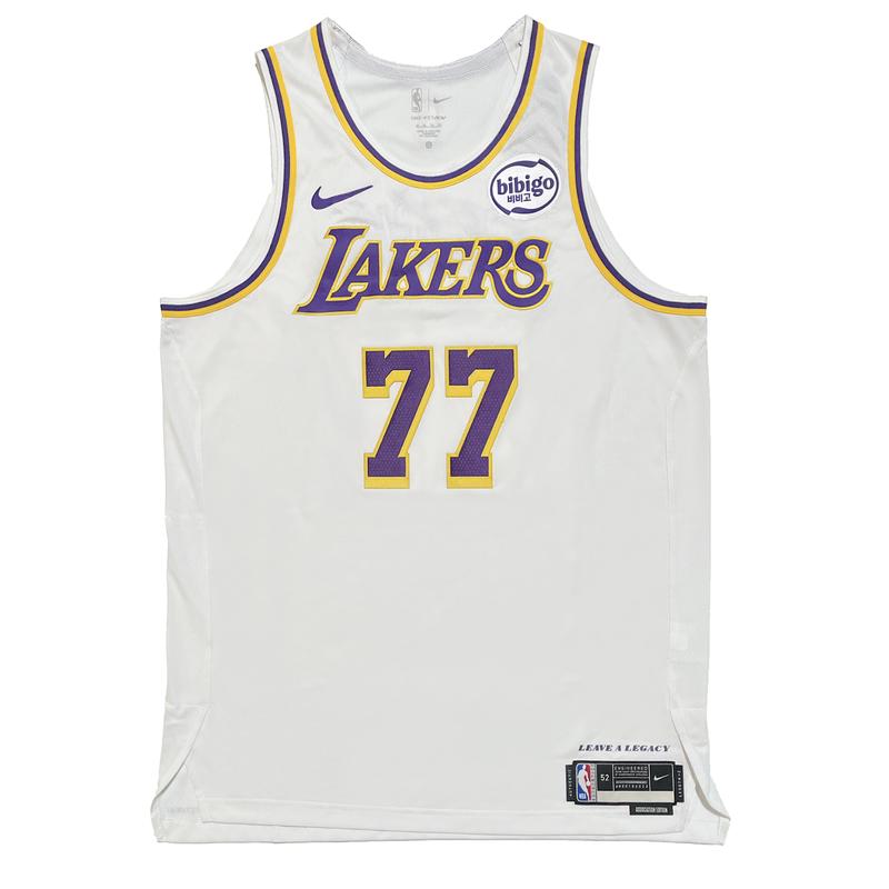 Luka Doncic Signed Lakers Nike Authentic Jersey (Panini) at PristineAuction.com Luka Doncic Signed Lakers Nike Authentic Jersey (Panini) at PristineAuction.com