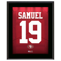 Deebo Samuel 49ers Jersey Number Framed Plaque at PristineAuction.com