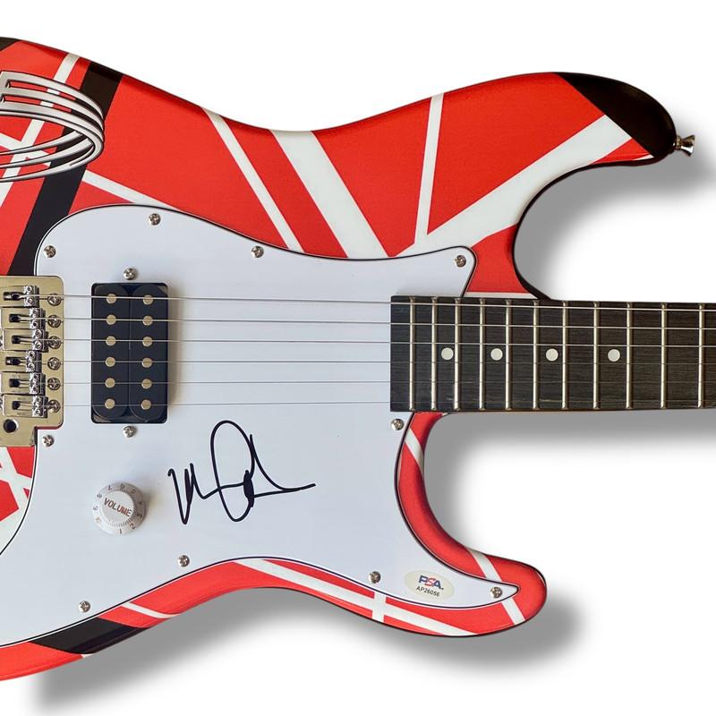Michael Anthony Signed "Van Halen" Custom Stratocaster Guitar (PSA) at PristineAuction.com Michael Anthony Signed "Van Halen" Custom Stratocaster Guitar (PSA) at PristineAuction.com