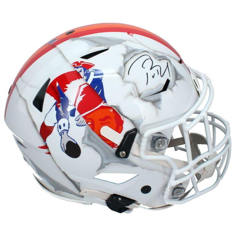 Tom Brady Signed Patriots / Buccaneers Full-Size Authentic On-Field Custom ECC Painted Speedflex Helmet (Fanatics) at PristineAuction.com Tom Brady Signed Patriots / Buccaneers Full-Size Authentic On-Field Custom ECC Painted Speedflex Helmet (Fanatics) at PristineAuction.com