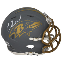 Ed Reed Signed Ravens Slate Alternate Speed Mini Helmet (Beckett) at PristineAuction.com