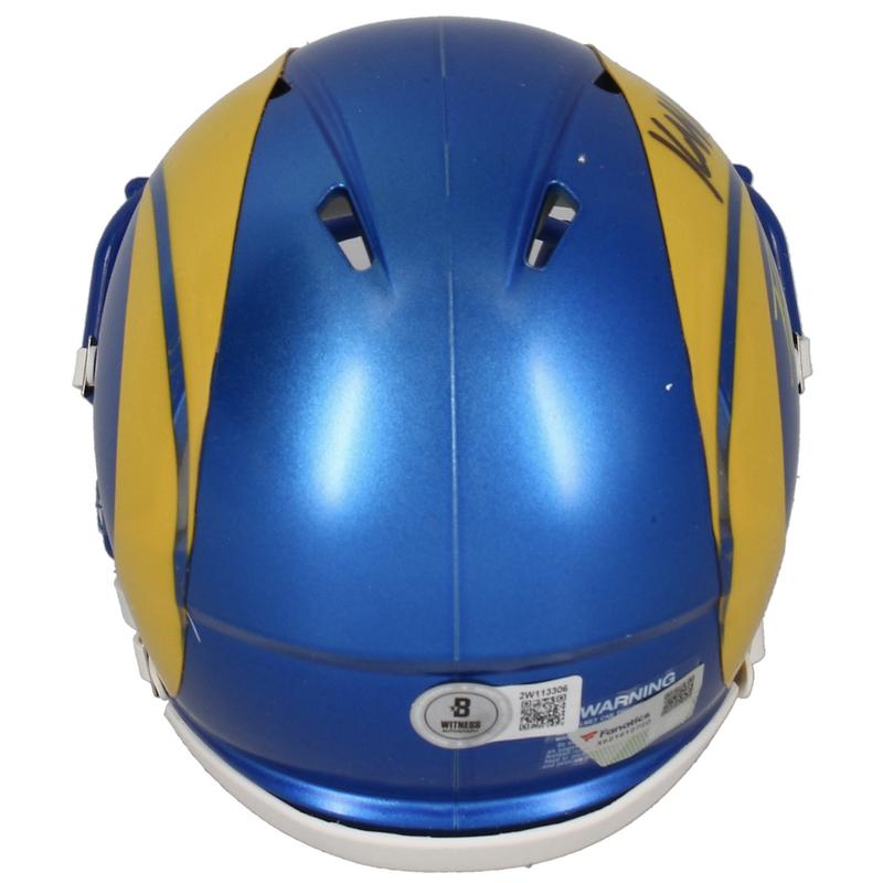 Puka Nacua & Kyren Williams Signed Rams Speed Mini Helmet (Beckett & Fanatics) at PristineAuction.com Puka Nacua & Kyren Williams Signed Rams Speed Mini Helmet (Beckett & Fanatics) at PristineAuction.com