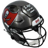 Baker Mayfield Signed LE Buccaneers Full-Size Authentic On-Field Speedflex Helmet Inscribed "Fire The Cannons!" (Beckett) at PristineAuction.com