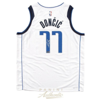 Luka Doncic Signed Mavericks Nike Authentic Jersey (Panini) at PristineAuction.com