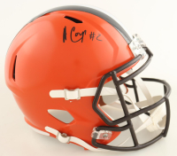 Amari Cooper Signed Browns Full-Size Speed Helmet (JSA & PIA) at PristineAuction.com