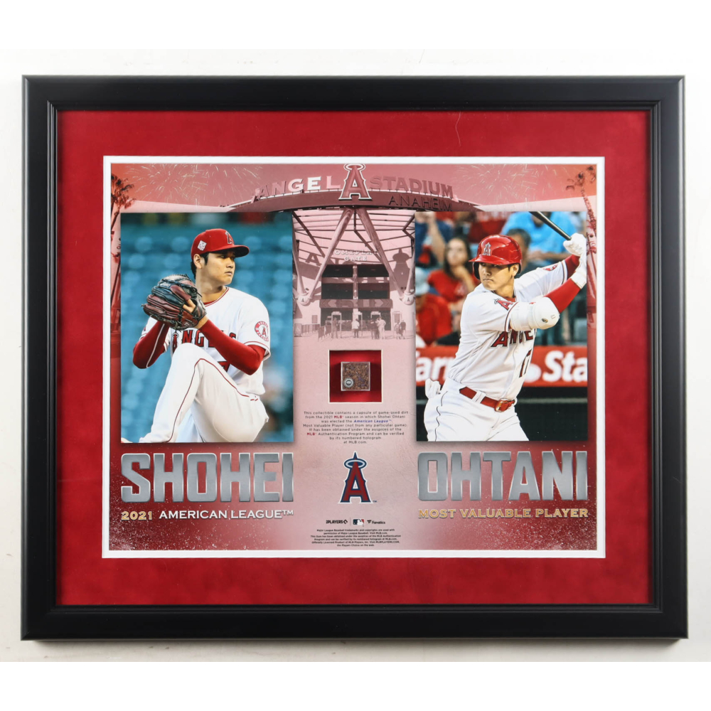 Shohei Ohtani 2021 All-Star Game Custom Framed Coors Field Game-Used Dirt Display (MLB) at PristineAuction.com