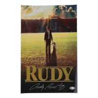 Rudy Ruettiger Signed "Rudy" 11x17 Poster (Beckett) at PristineAuction.com