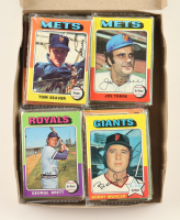1975 Topps Baseball Cello Fun Pack Vending Box with (20) Packs at PristineAuction.com