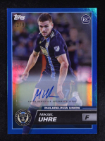 Mikael Uhre 2023 Topps MLS Autographs Blue Foil #125 RC #12/99 at PristineAuction.com